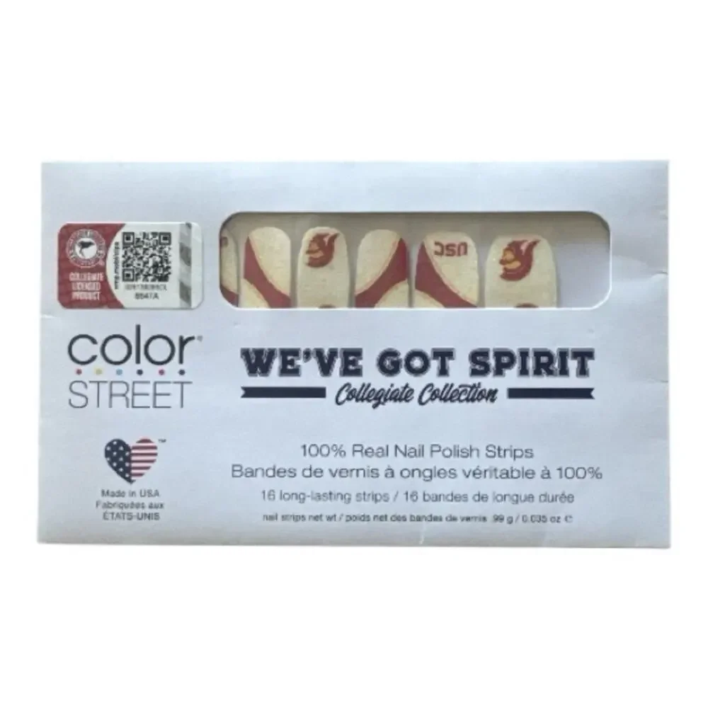 Color Street Nail Polish Strips 3 Sets NEW Orange, Purple, USC